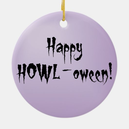 Halloween Smooth Collie Keramik Ornament (Hinten)