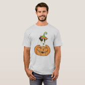 Halloween Smooth Fox Terrier T-Shirt (Vorne ganz)