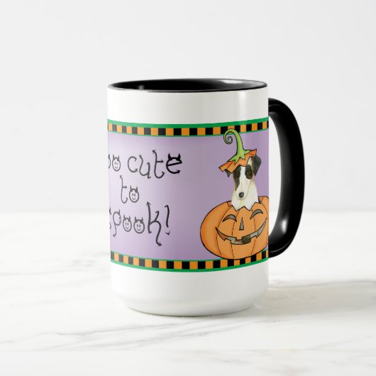 Halloween Smooth Fox Terrier Tasse (VorderseiteRechts)