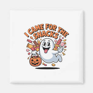 Halloween Snacks Ghost Funny Trick-oder-Leckerei C Magnet