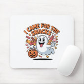 Halloween Snacks Ghost Funny Trick-oder-Leckerei C Mousepad (Mit Mouse)