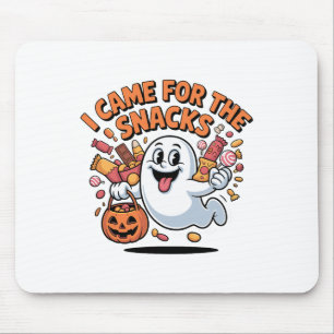 Halloween Snacks Ghost Funny Trick-oder-Leckerei C Mousepad