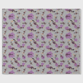 Halloween snakes_gray geschenkpapier (Flach)