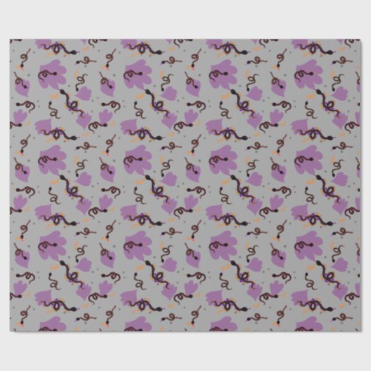 Halloween snakes_gray geschenkpapier (Flach)