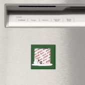 Halloween Snowmen Foto Magnet (In Situ (Geschirrspüler))