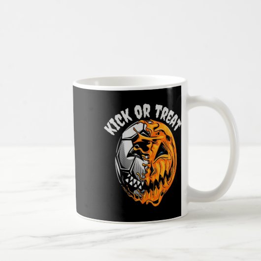 Halloween Soccer Skeleton Kaffeetasse (Rechts)