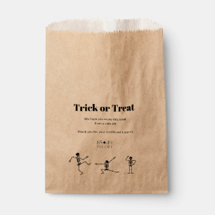 Halloween Social Distancing w/Logo Geschenktütchen