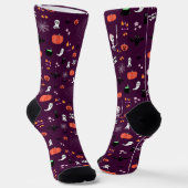 Halloween Socken (Gewinkelt)