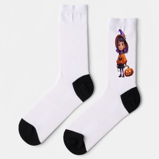 Halloween Socken (Linkes Detail)