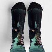 Halloween Socken (Oben)