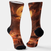 Halloween Socken (Gewinkelt)