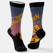 halloween socken (Gewinkelt)