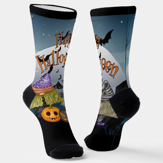 halloween socken (Gewinkelt)