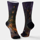 Halloween Socken (Gewinkelt)