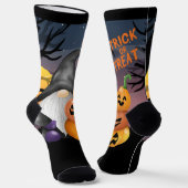 halloween socken (Gewinkelt)