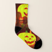 Halloween Socken - Männer und Frauen (Links - Innen)