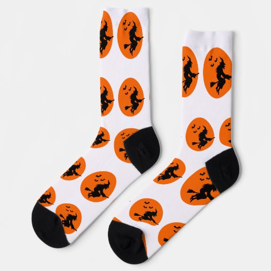 Halloween-Socken Socken (Linkes Detail)