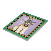 Halloween Soft Coated Wheaten Terrier Fliese (Seite)