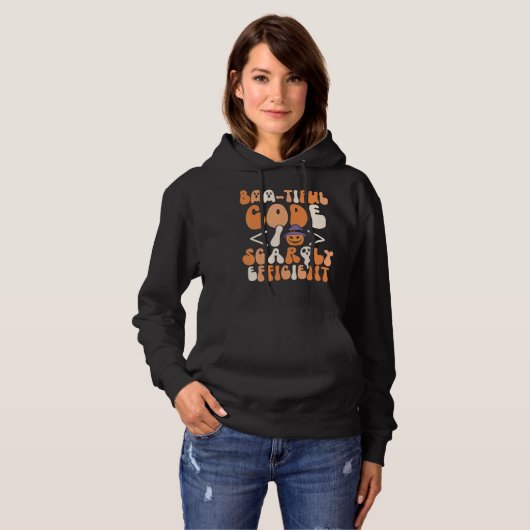 Halloween Software Engineer Computerprogrammierung Hoodie (Vorne ganz)