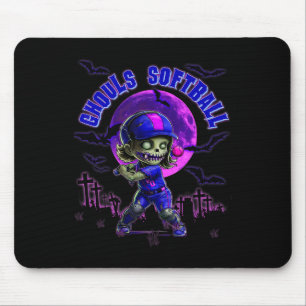 Halloween-Software für Mädchen Gruseliger Zombie-T Mousepad