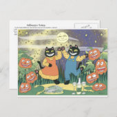 Halloween Soiree Postkarte (Vorne/Hinten)