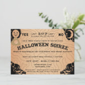 Halloween Soiree Spirit Board Einladung (Stehend Vorderseite)