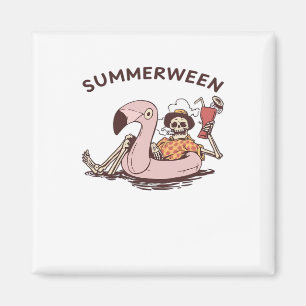Halloween - Sommer IV Klassik Magnet