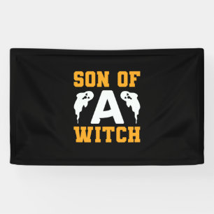 Halloween Son of A Witch Birthday Banner