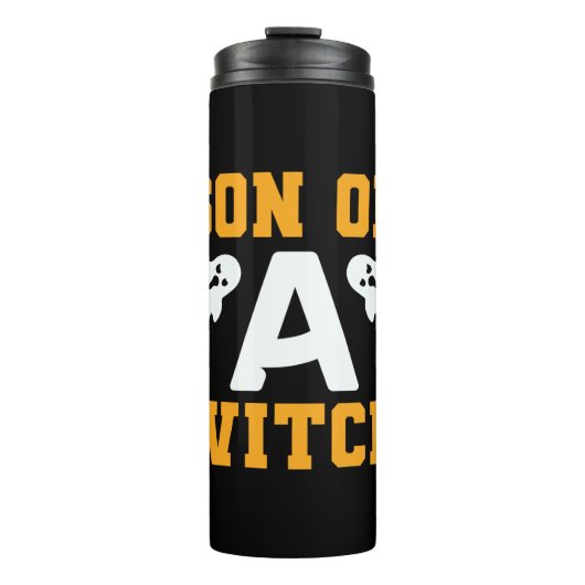 Halloween Son of A Witch Birthday Thermosbecher (Vorderseite)
