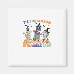 Halloween-Sonographie Retro Die Saison Ultraschall Magnet