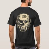 Halloween Sounds, um euch zum zweiseitigen Schädel T-Shirt (Rückseite)