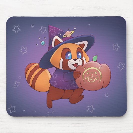 Halloween Space Panda Mousepad (Vorne)