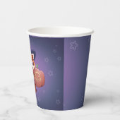 Halloween Space Panda Pappbecher (Rückseite)