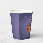 Halloween Space Panda Pappbecher (Vorderseite)