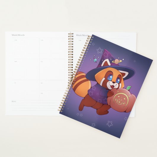 Halloween Space Panda Planer (Anzeige)
