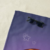 Halloween Space Panda Strandtuch (Beispiel)