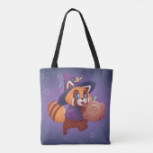 Halloween Space Panda Tasche (Rückseite)