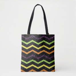 Halloween Sparkle Zig Zag Tasche