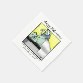 Halloween Spaß Cocktail Napkins Serviette (Ecke)