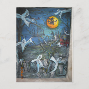 Halloween Spaß für alle Postkarte