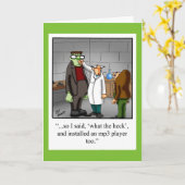 Halloween-Spaß-Grußkarte für Halloween Karte (Gelbe Blume)