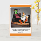 Halloween-Spaß-Grußkarte Karte (Gelbe Blume)