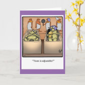 Halloween-Spaß-Grußkarte Karte (Gelbe Blume)