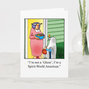 Halloween-Spaß-Grußkarte Karte