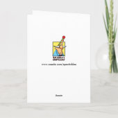 Halloween Spaß Grußkarte "Spectickles" Karte (Rückseite)