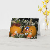 Halloween-Spaß Karte (Gelbe Blume)