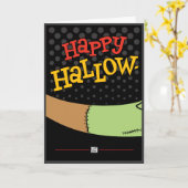 Halloween-Spaß Karte (Gelbe Blume)