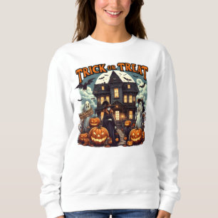 Halloween Spaß mit Kürbis und Gespenstern! Sweatshirt