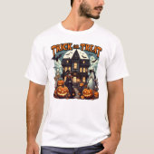 Halloween Spaß mit Kürbis und Gespenstern! T-Shirt (Vorderseite)