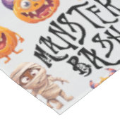 Halloween-Spaß Monster Bash Tischdecke (Schrägansicht)